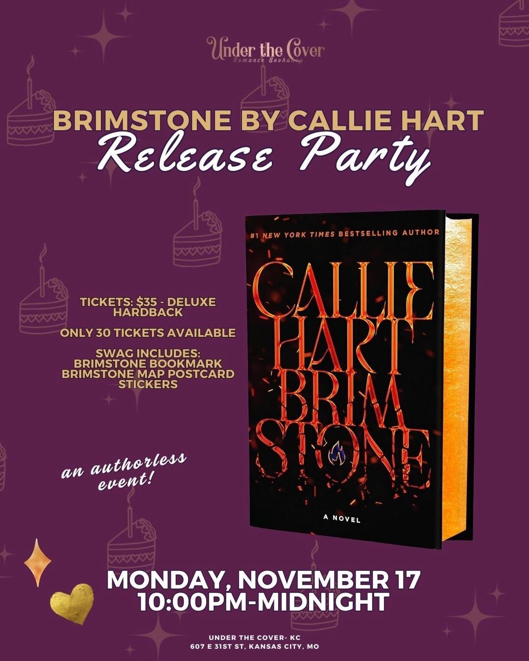Brimstone Midnight Release Party 11/17