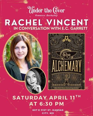 The Alchemary release event with Rachel Vincent April 11