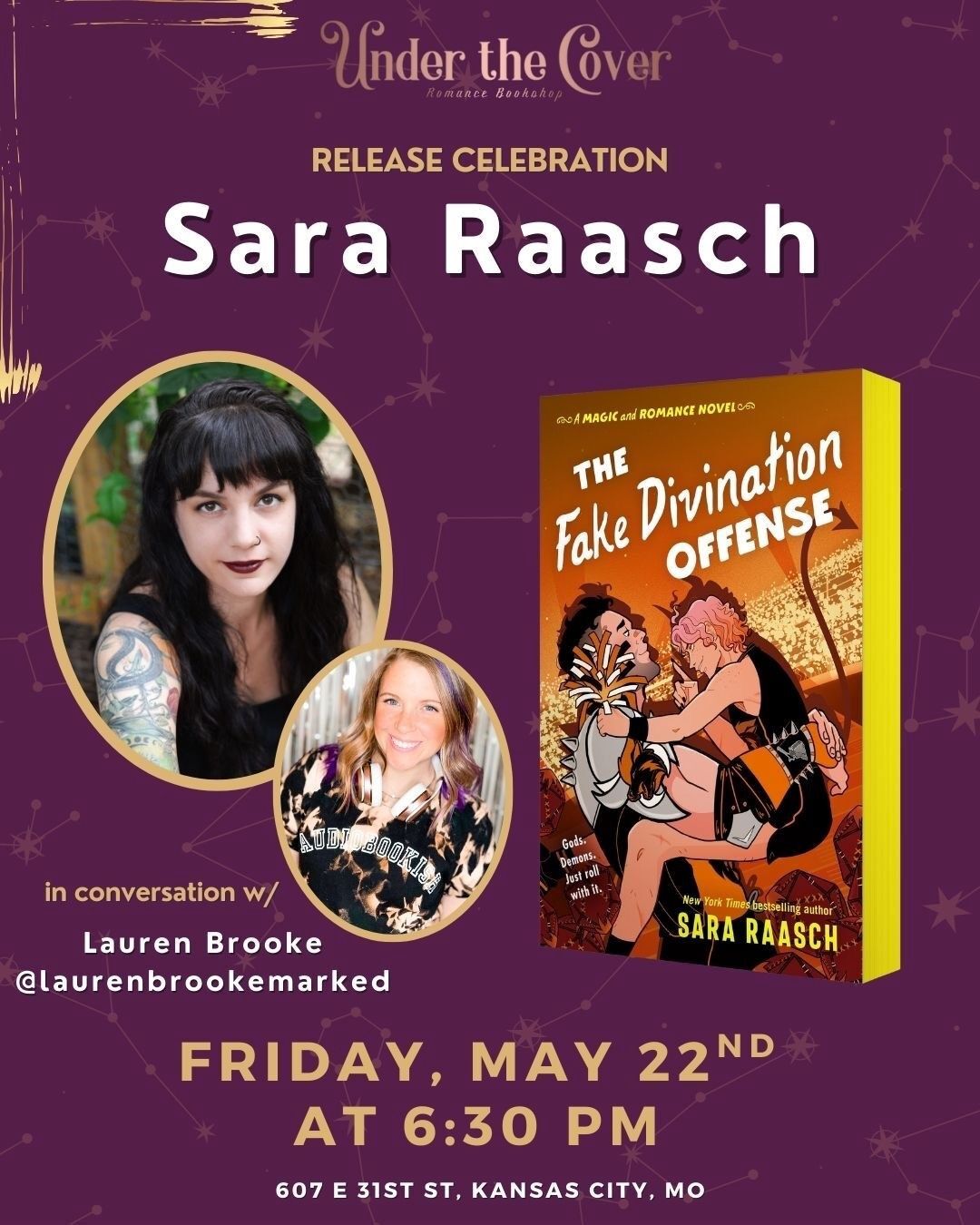 Sara Raasch Release Event - The Fake Divination Offense