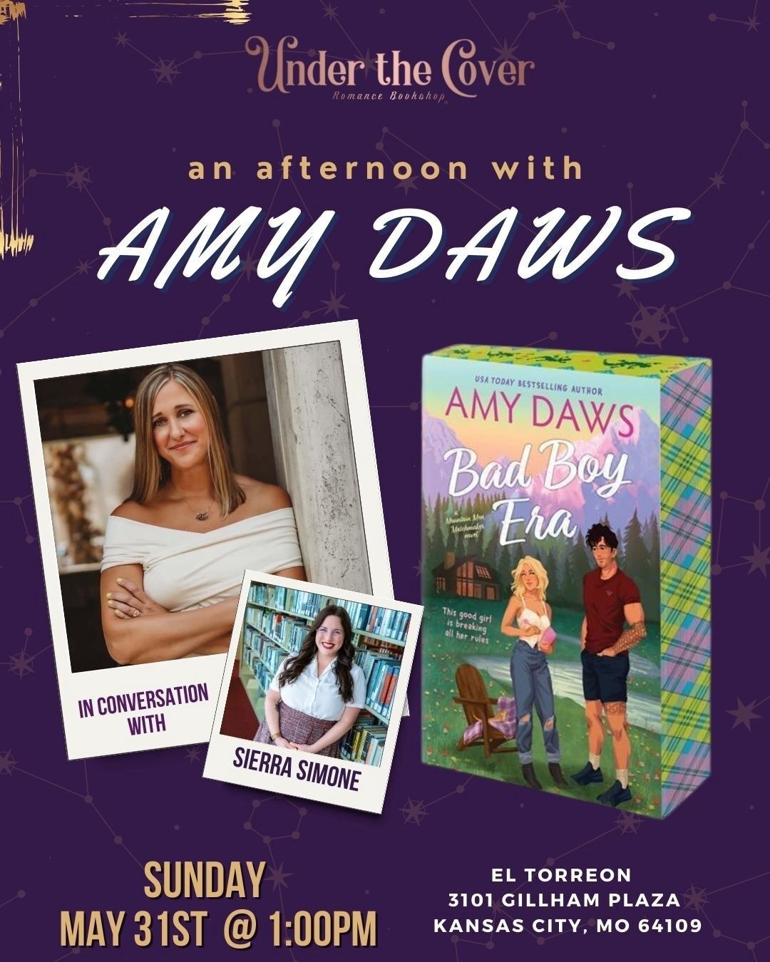 Bad Boy Era Release Party with Amy Daws May 31st