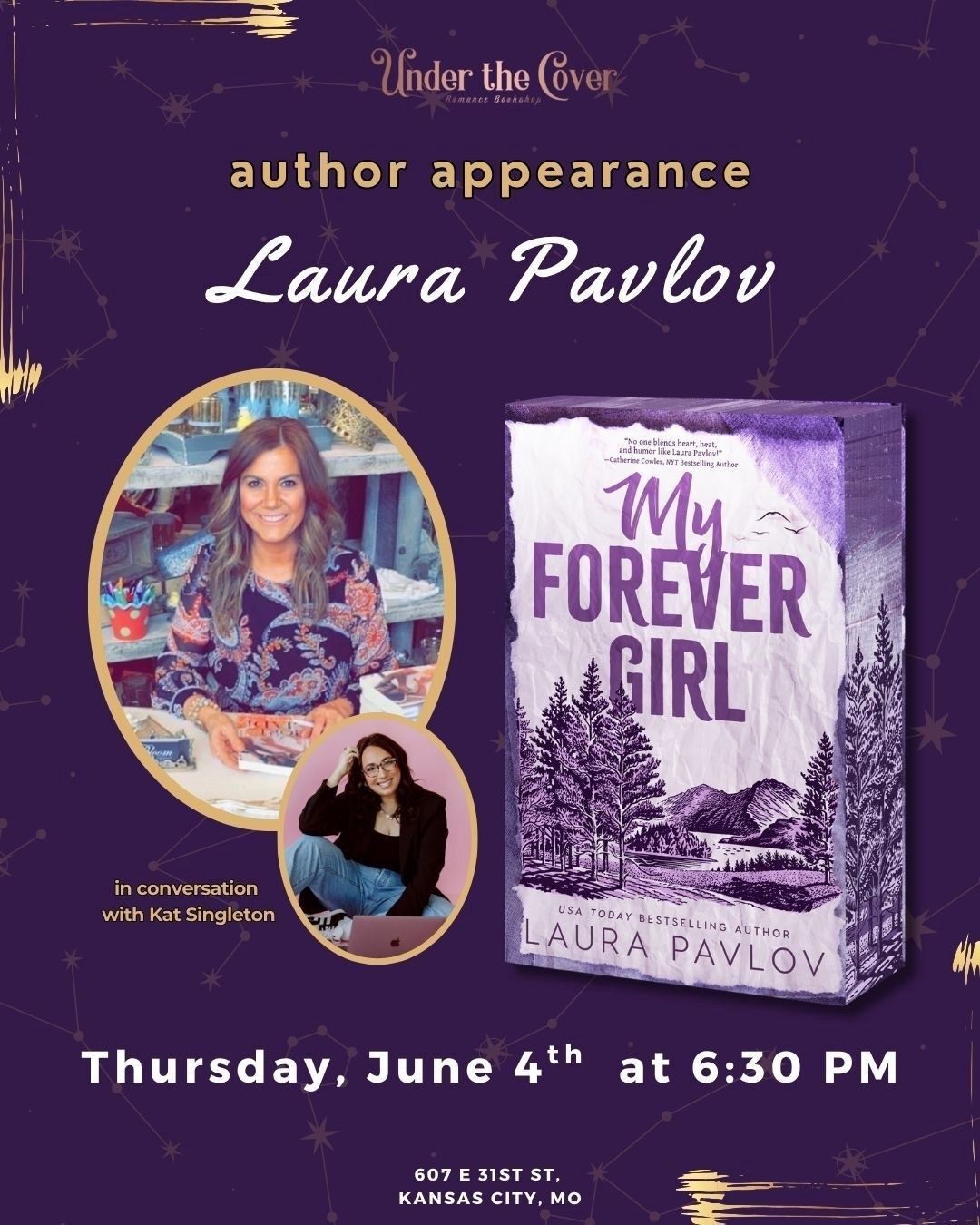 My Forever Girl Release Event with Laura Pavlov June 4th