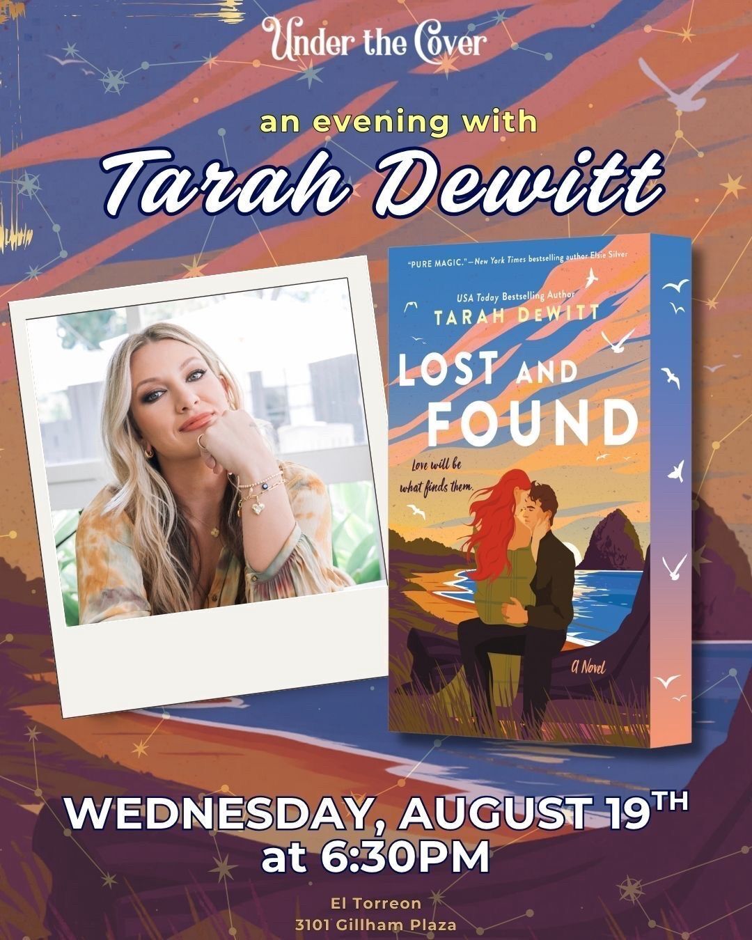 Lost and Found Release Event with Tarah Dewitt August 19th