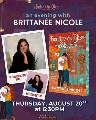 Bonfire and Bliss Bookstore Release Event with Brittanée Nicole August 20
