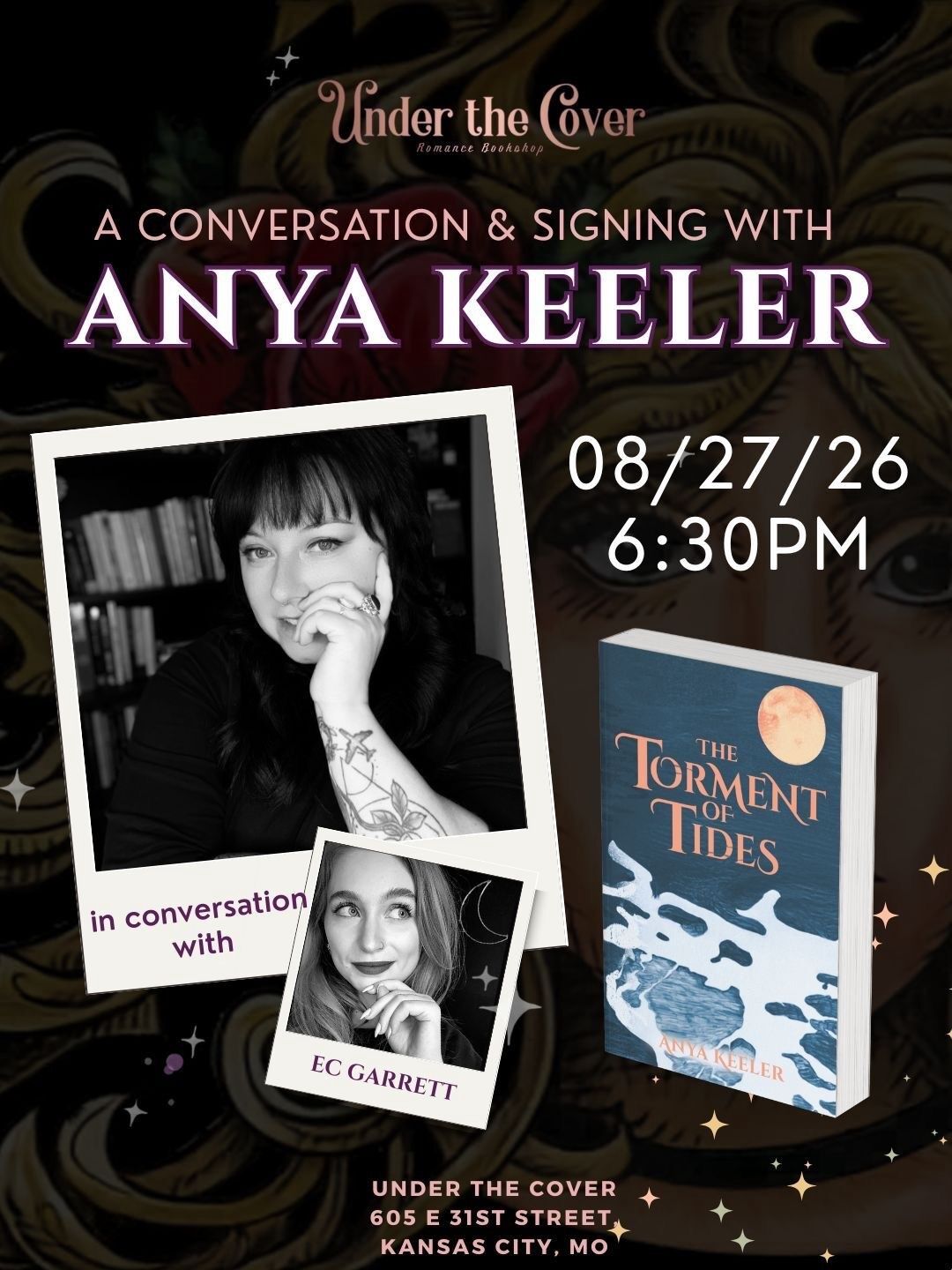 The Torment of Tides Release Event with Anya Keeler August 27
