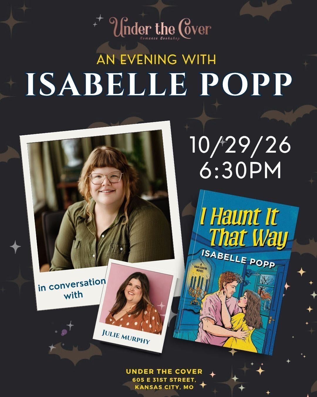 I Haunt it That Way Release Event with Isabelle Popp October 29