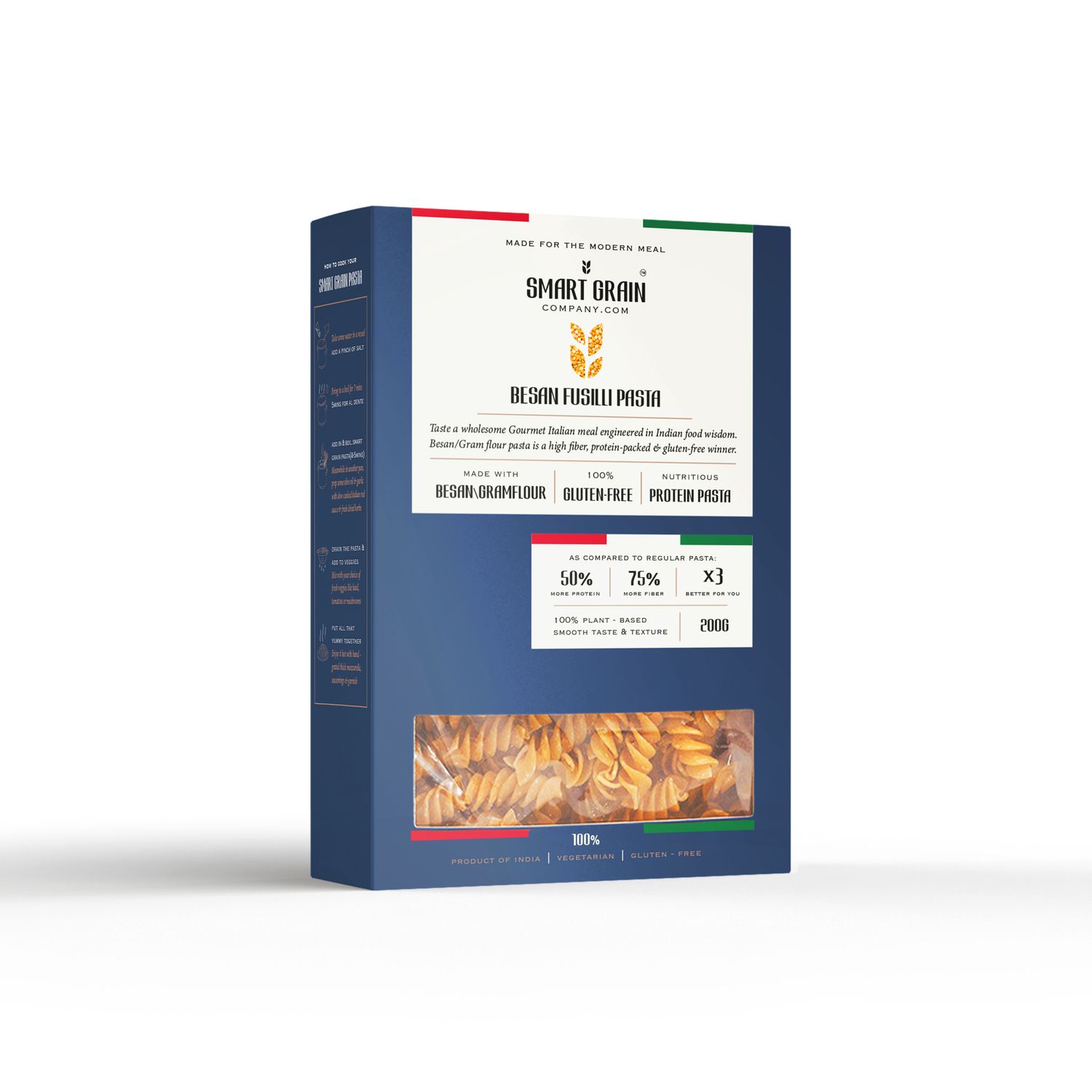 Besan/Gram Flour Protein Fusilli