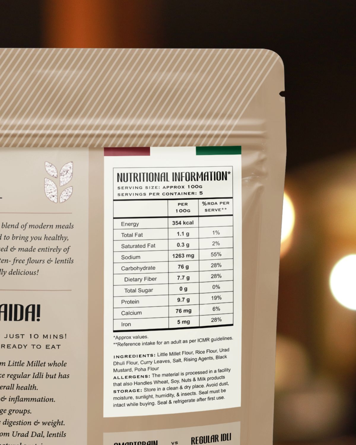 Millet Idli Instant Smart Mix
