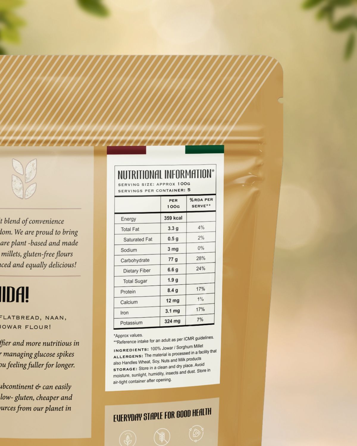 Jowar / Sorghum Millet Gluten-Free Flour