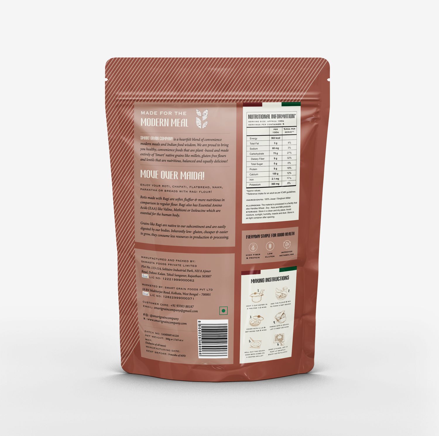 Ragi / Finger Millet Gluten-Free Flour