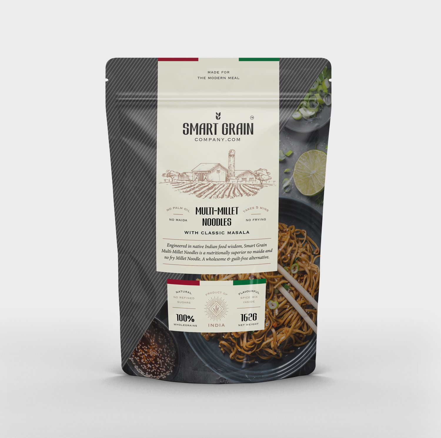 Multi-Millet Noodles 162g with Classic Masala