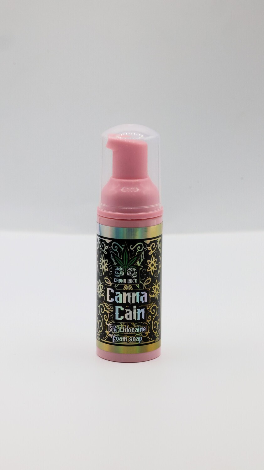 Canna Cain ( Pink Label ) Lidocaine foam soap