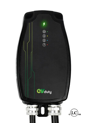 Borne de recharge portable EVduty-40 Smart-Home (30A) pour véhicule électrique, fiche NEMA 14-50P