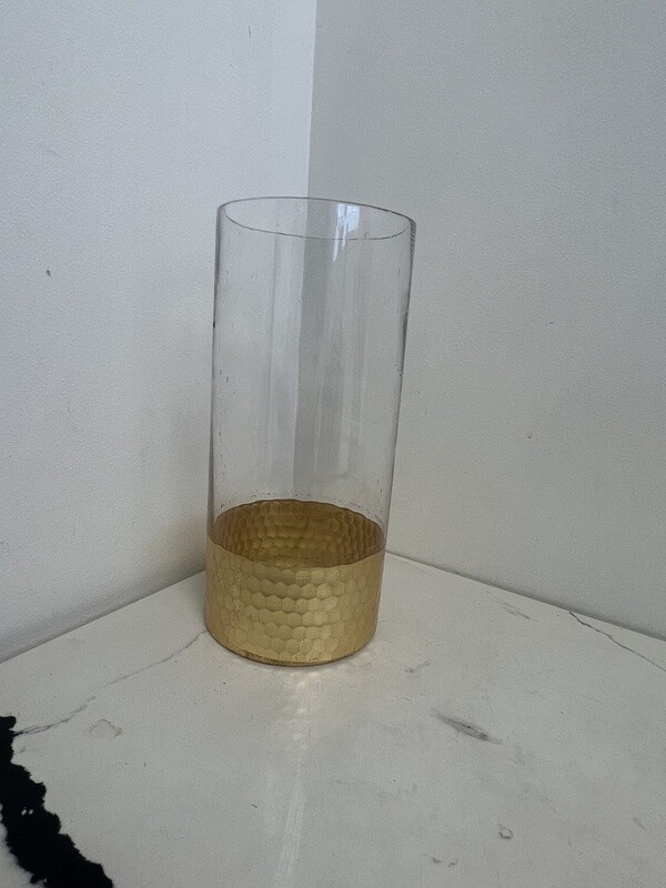 Gold Banded Vase Large