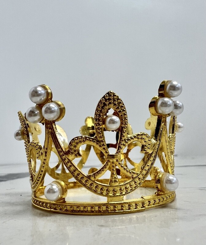 Crown Decorative  Gold 2.9 in