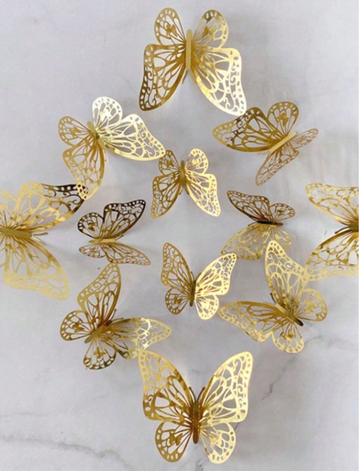 Butterfly Packs, Colors: gold