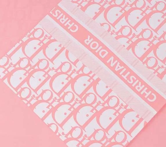 Dior wrapping papeer, Colors: Pink Dior