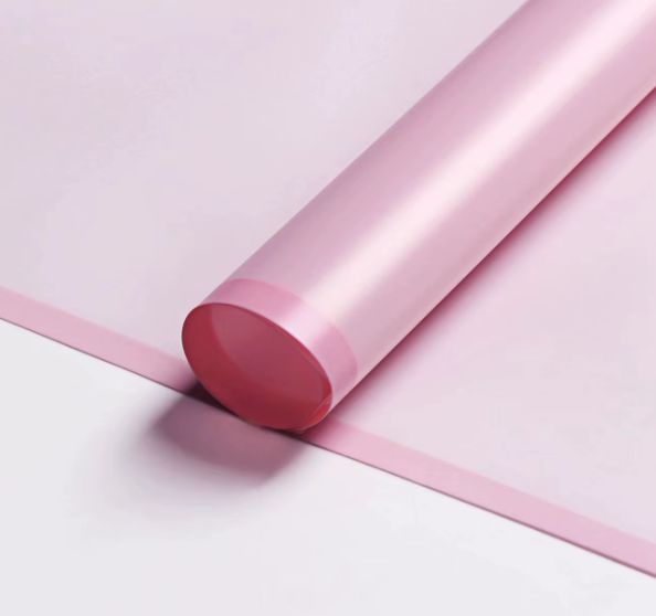 Transparent wrapping, Colors: Light pink