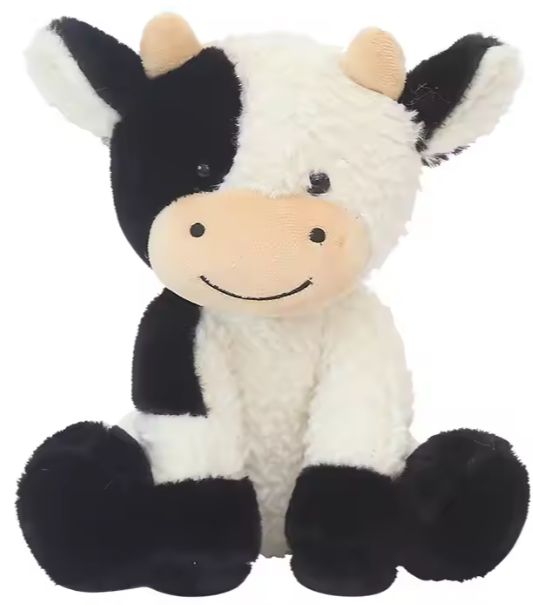 cow plushie, Color: black