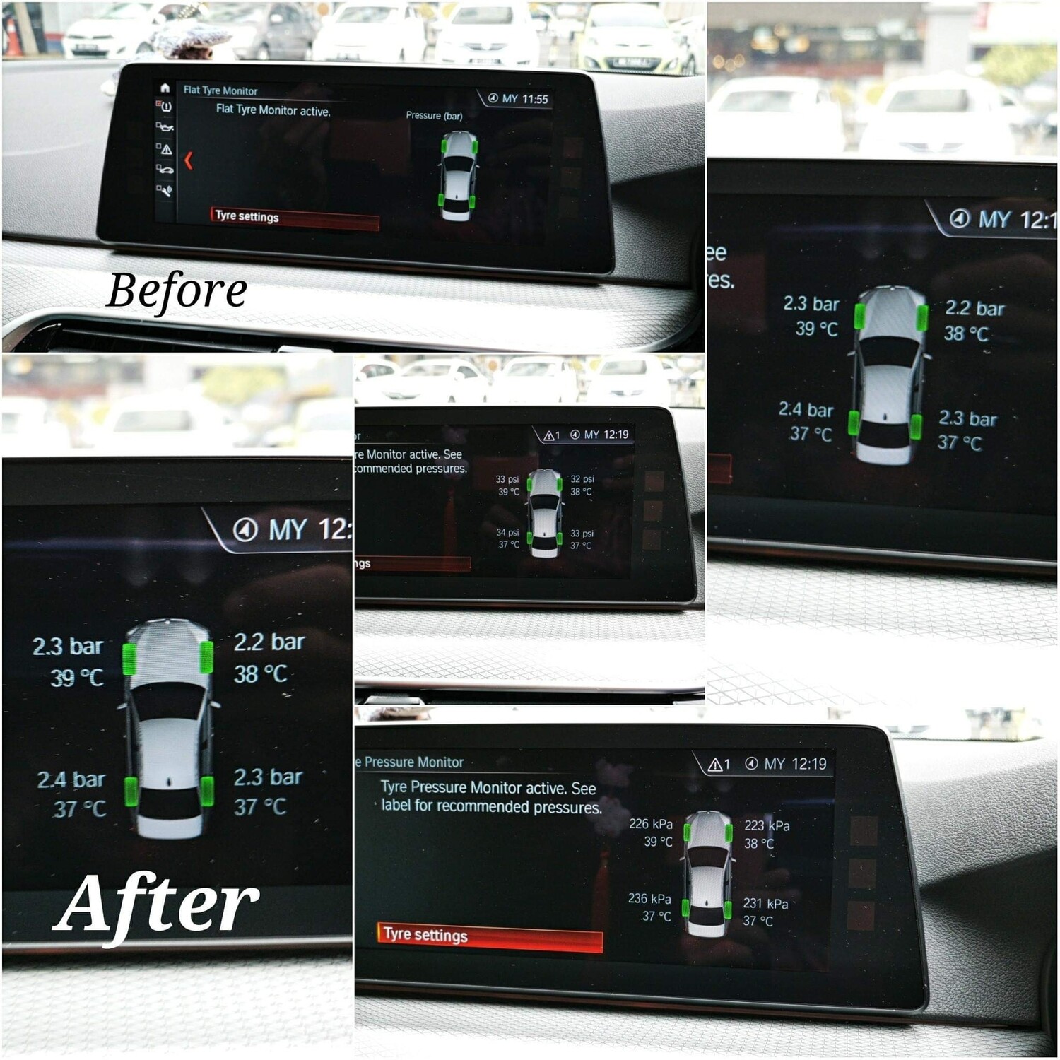 BMW Tyre Pressure Monitoring System ( TPMS )