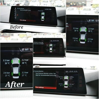 BMW Tyre Pressure Monitoring System ( TPMS )