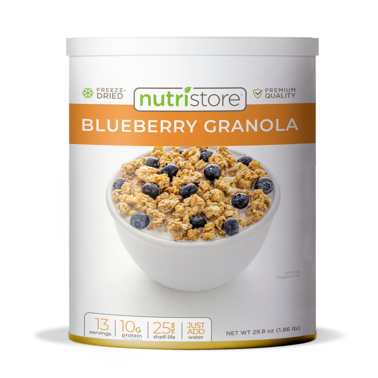 Nutristore - Premium Freeze Dried Blueberry Granola