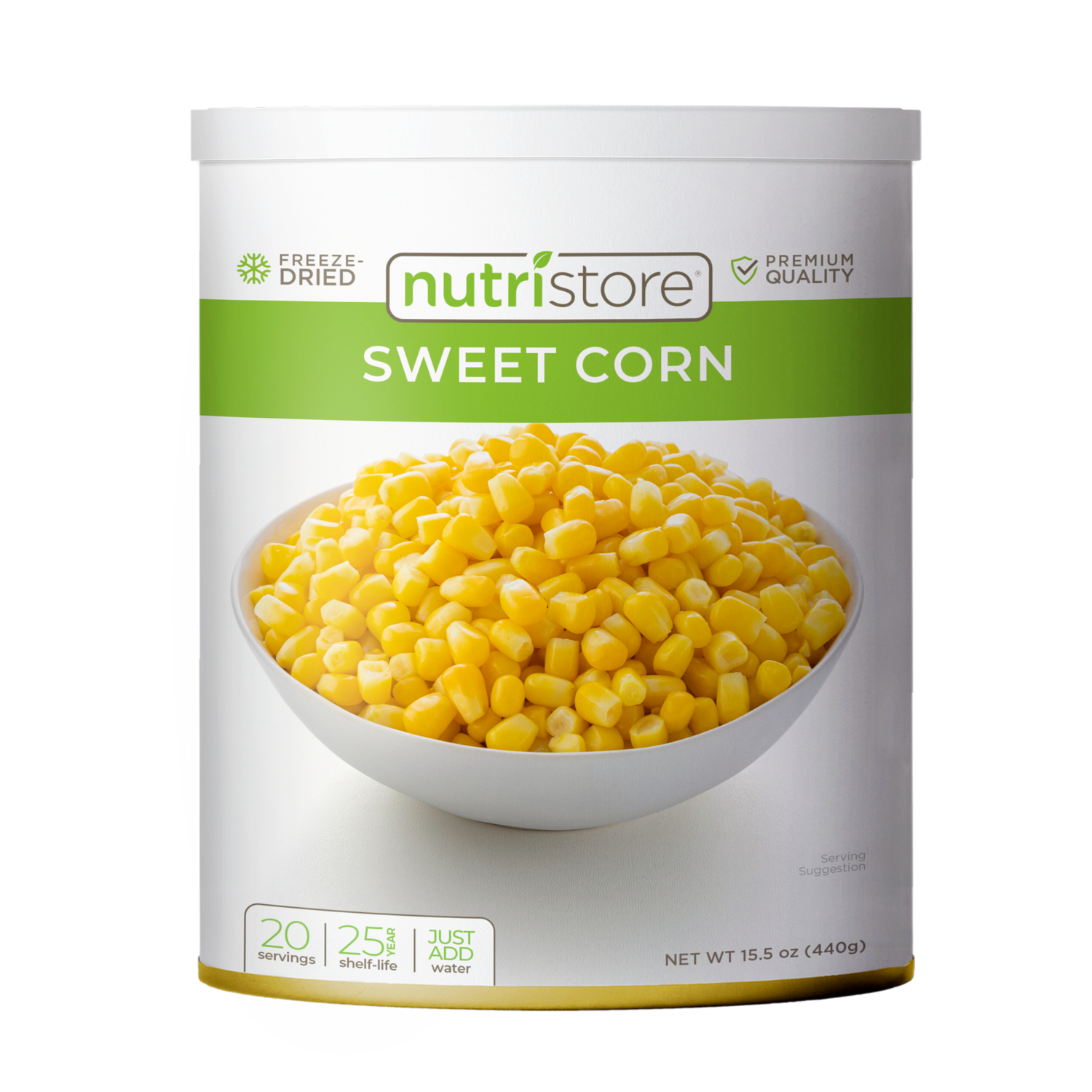 Nutristore - Premium Freeze Dried Sweet Corn