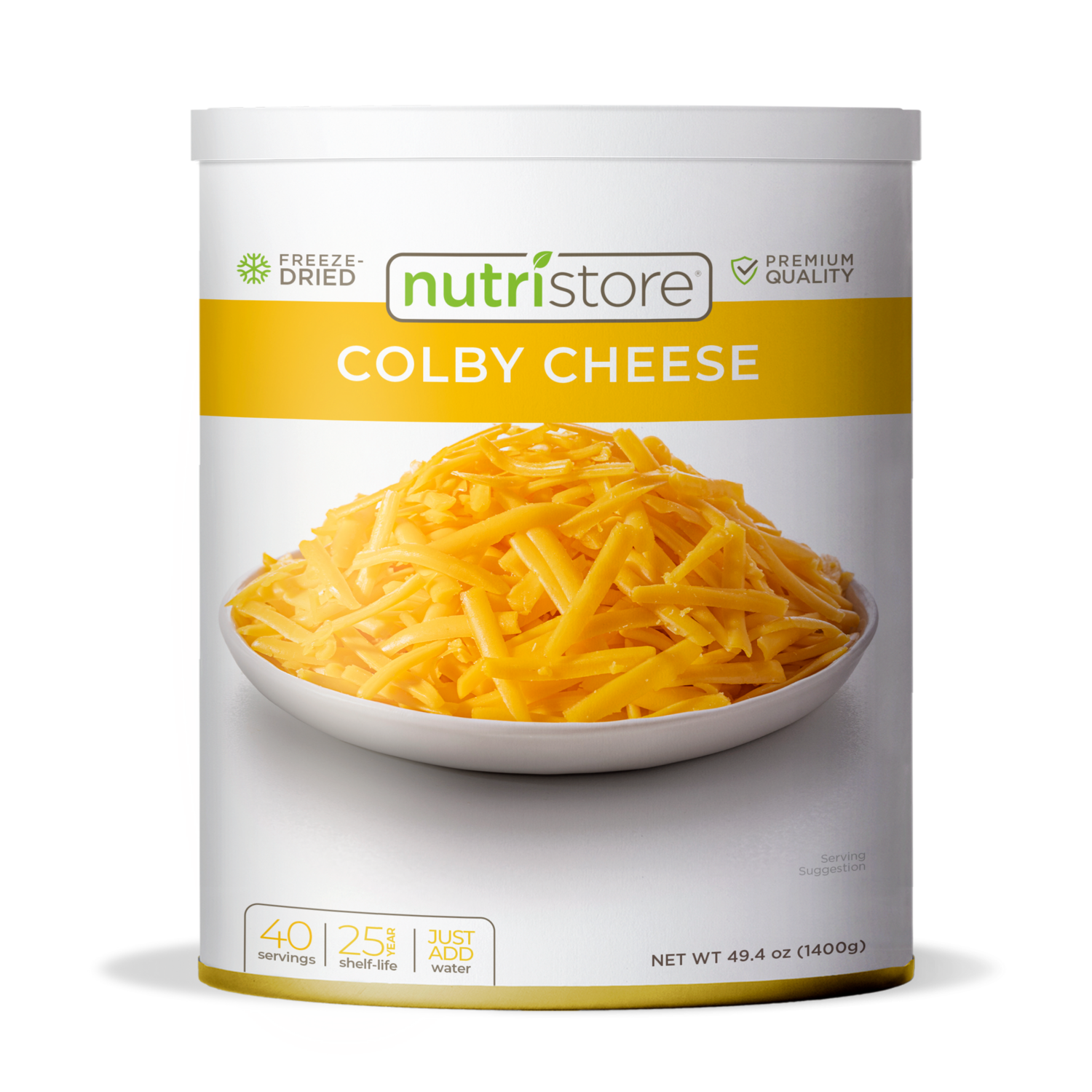 Nutristore - Premium Freeze Dried Colby Cheese