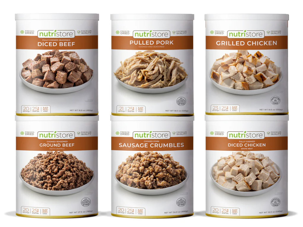 Nutristore - Premium Freeze Dried Protein Variety Bundle