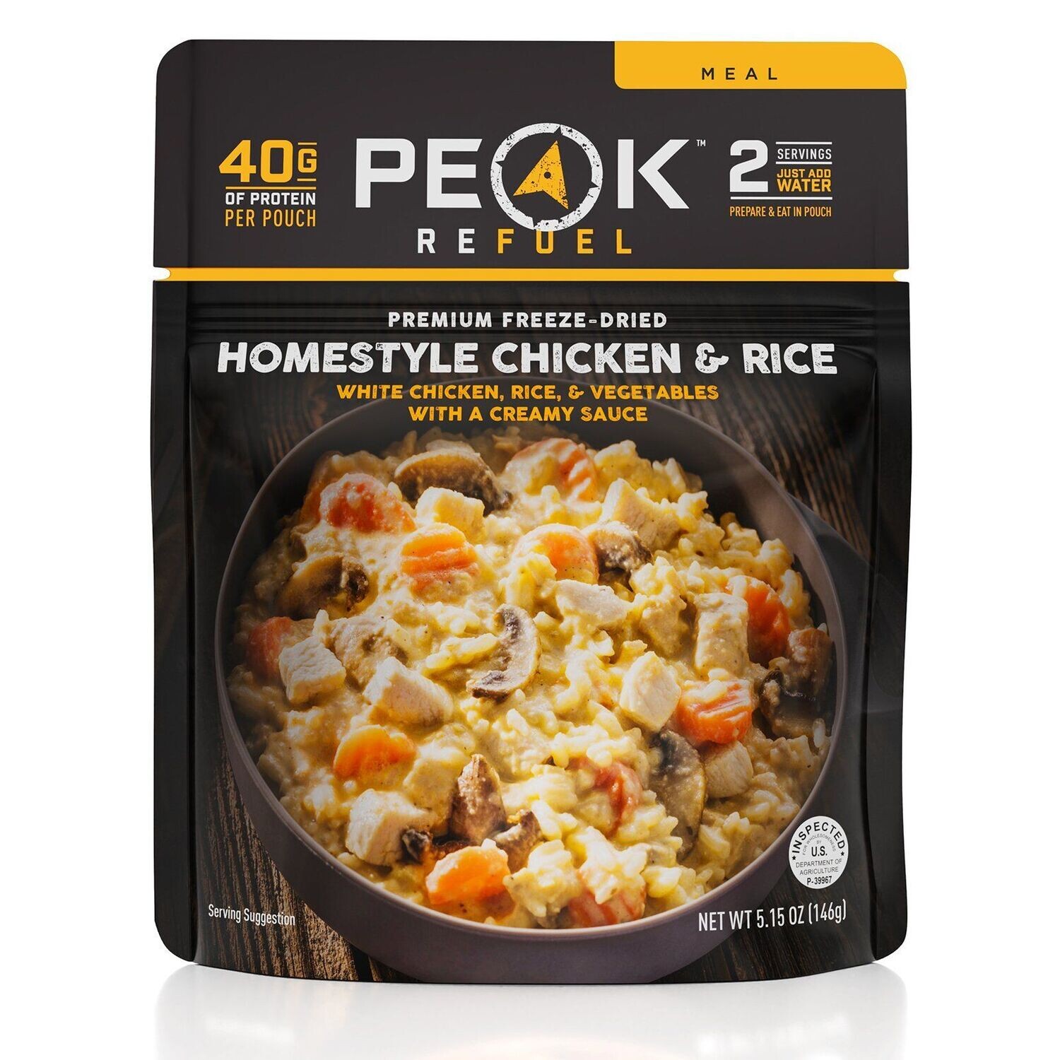 Peak ReFuel Freeze Dried Homestyle Chicken and Rice