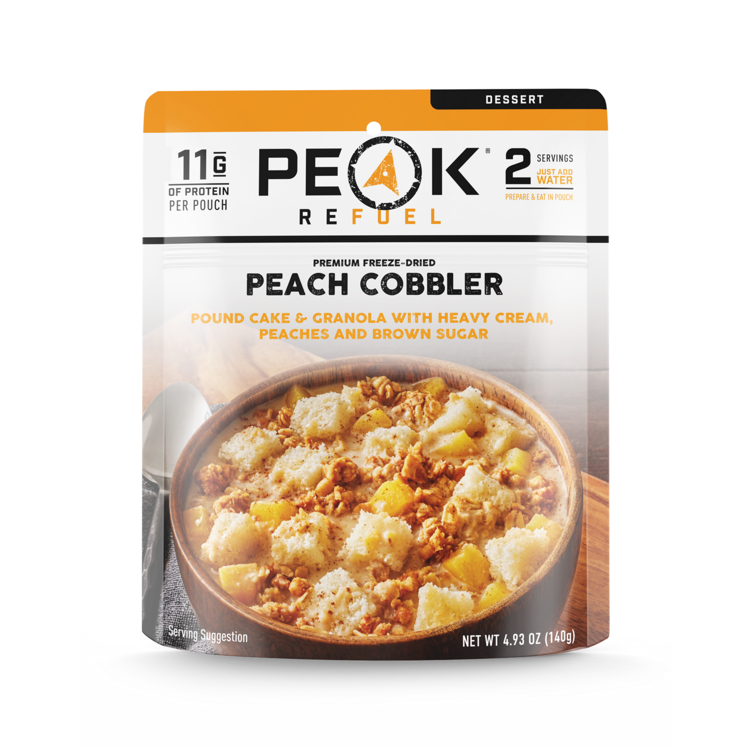 Peak ReFuel Freeze Dried Dessert Cobbler Variety 6 Pack