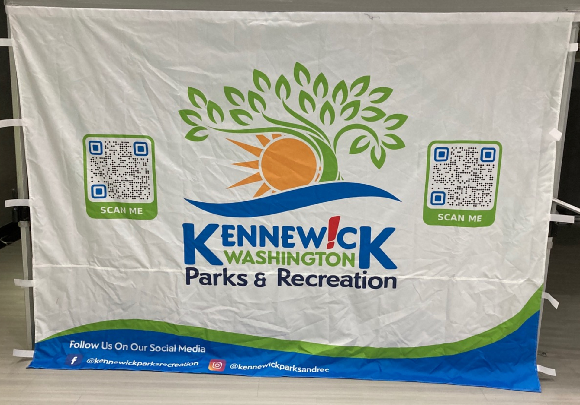 Custom Canopy Tent with Back Wall