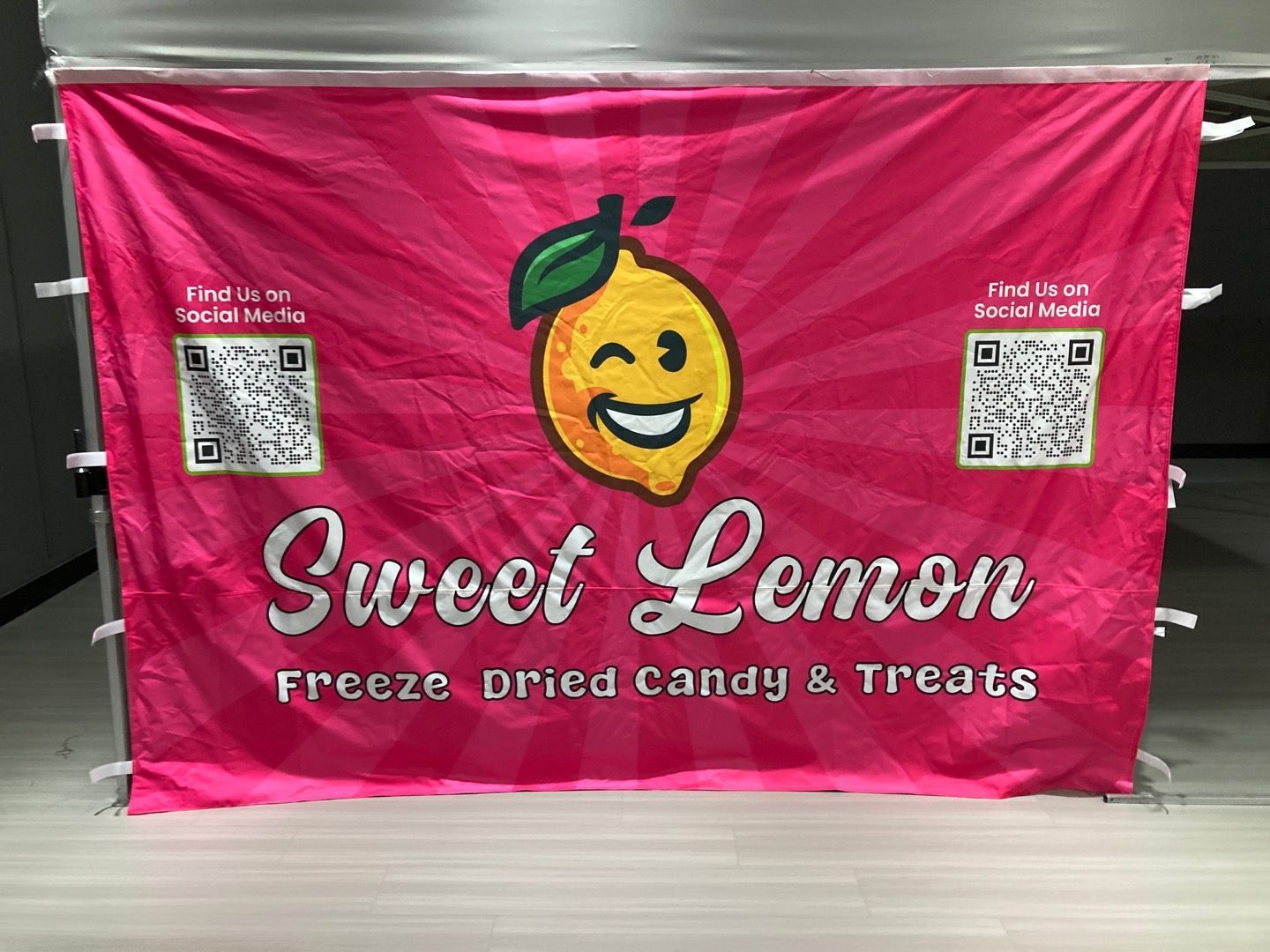 Custom Canopy Tent with Back Wall