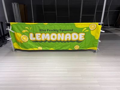 Custom Canopy Tent with Billboard Banner