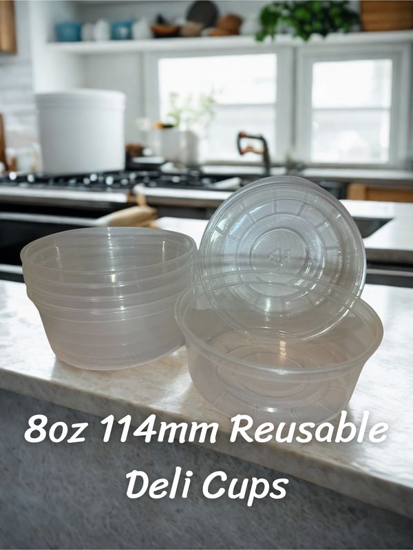 8oz Reusable 114mm Deli Cups