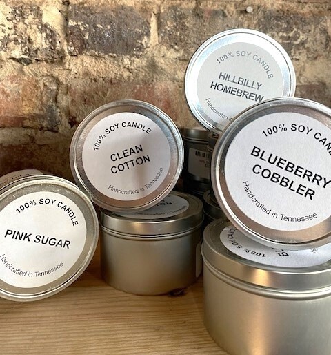 Handmade Tripple Scented 100% soy Candle, scent: Pink Sugar