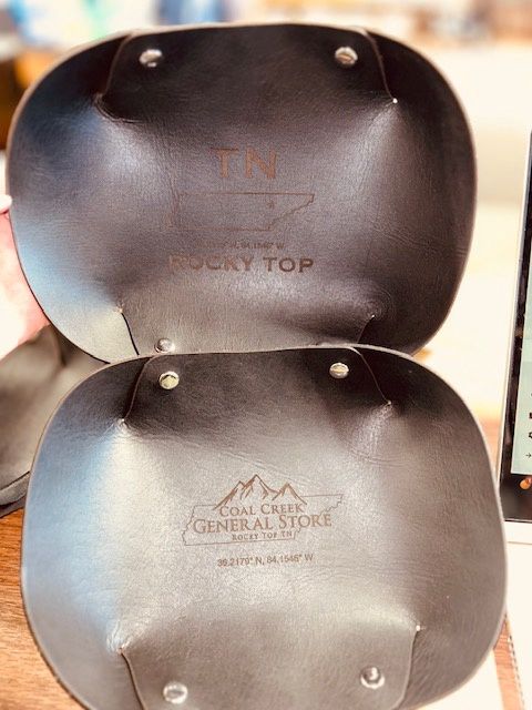 Leather Catch All, Design: Rocky Top