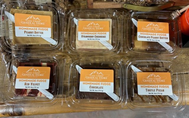 Coal Creek Fudge, Flavors: Peanut Butter