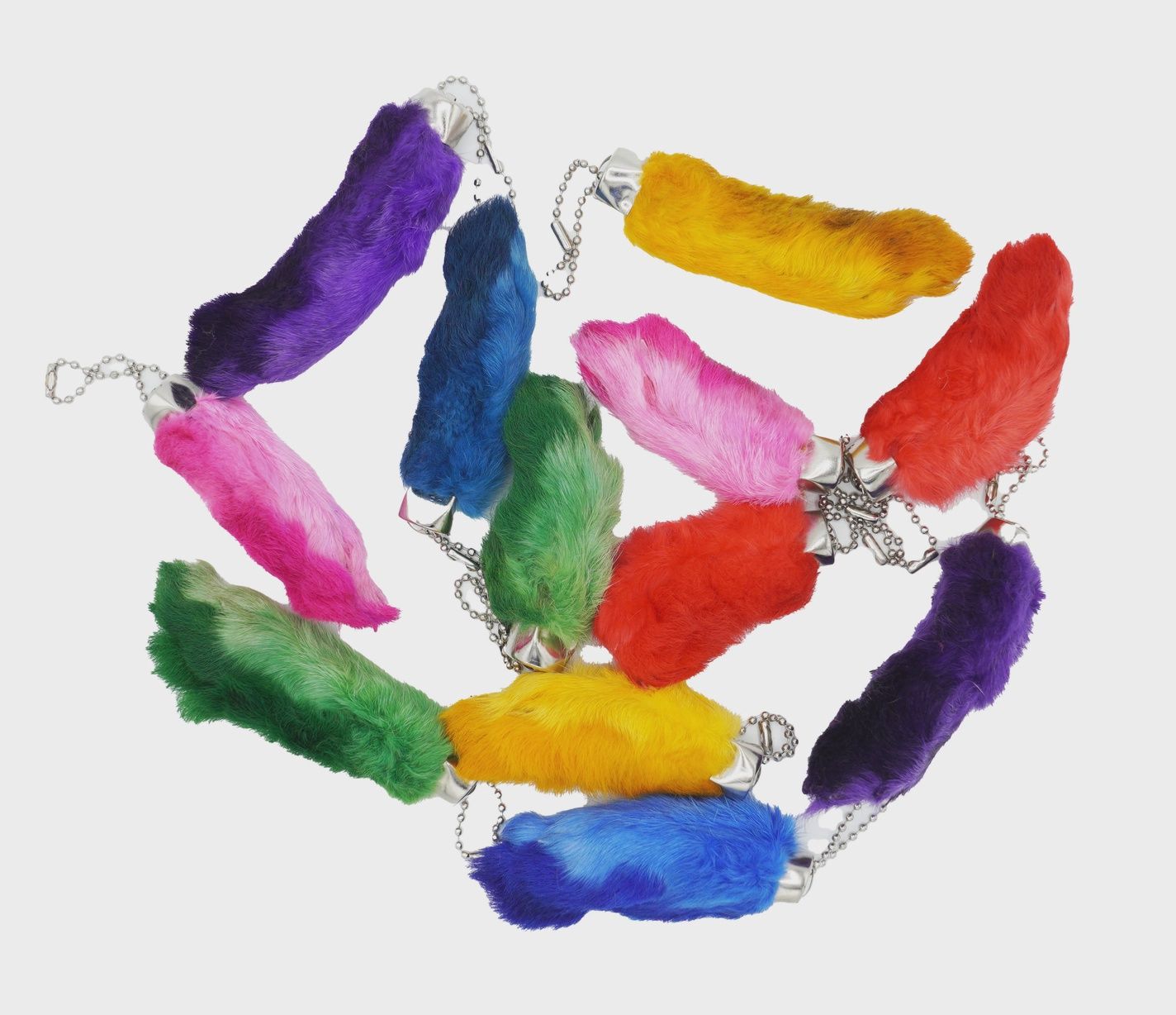 Colored Rabbit Feet