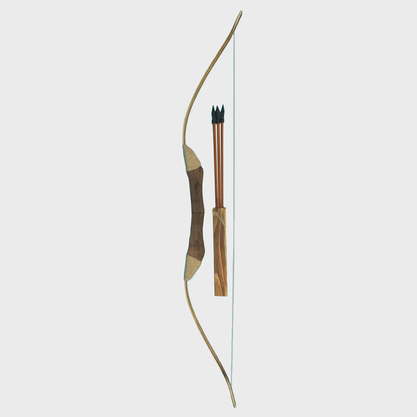 Wooden Bow w/ Quiver