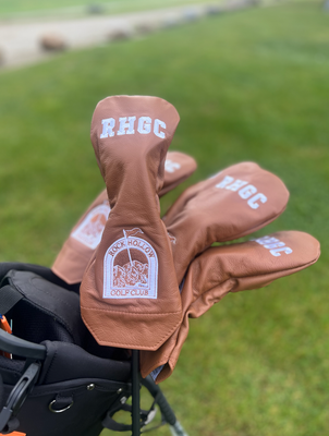 Classic Rock Hollow Winston Fairway Headcover (Tan &quot;RHGC&quot; &amp; Logo)