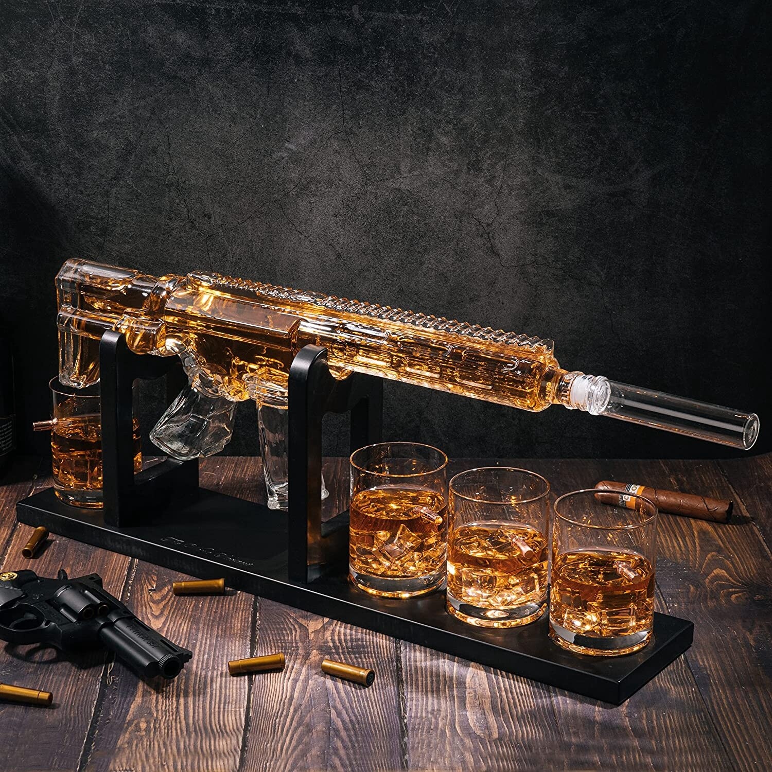 WS Whiskey Decanter AR15 Set