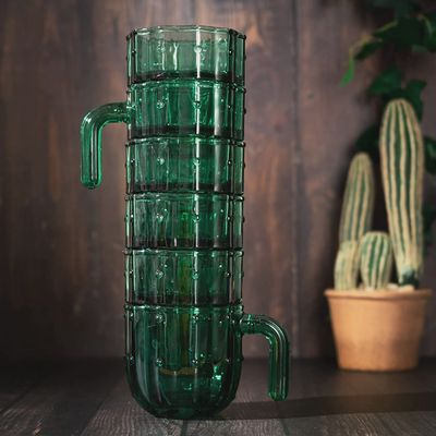 WS Cactus Glass Stackable Set