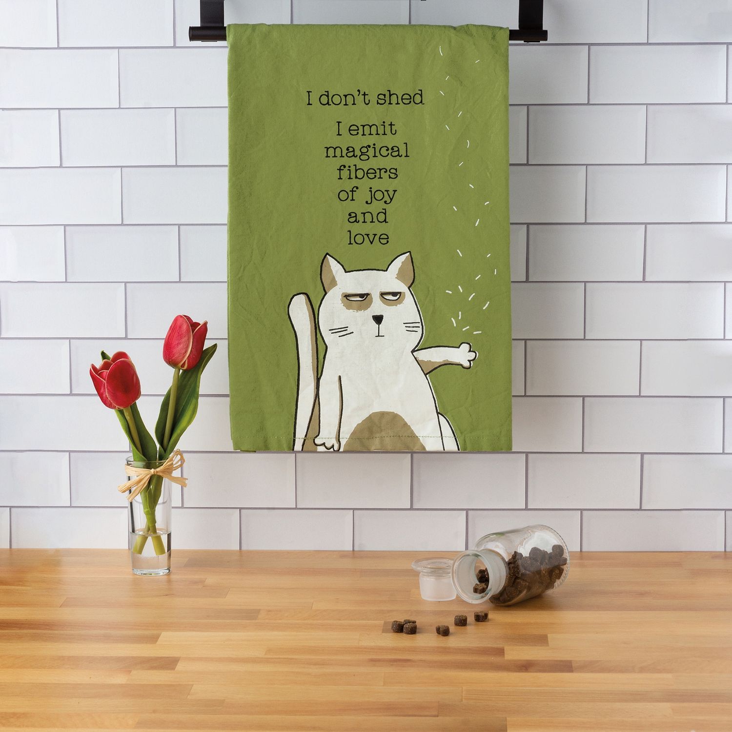 PBK Don't Shed Cat Kitchen Towel 114217