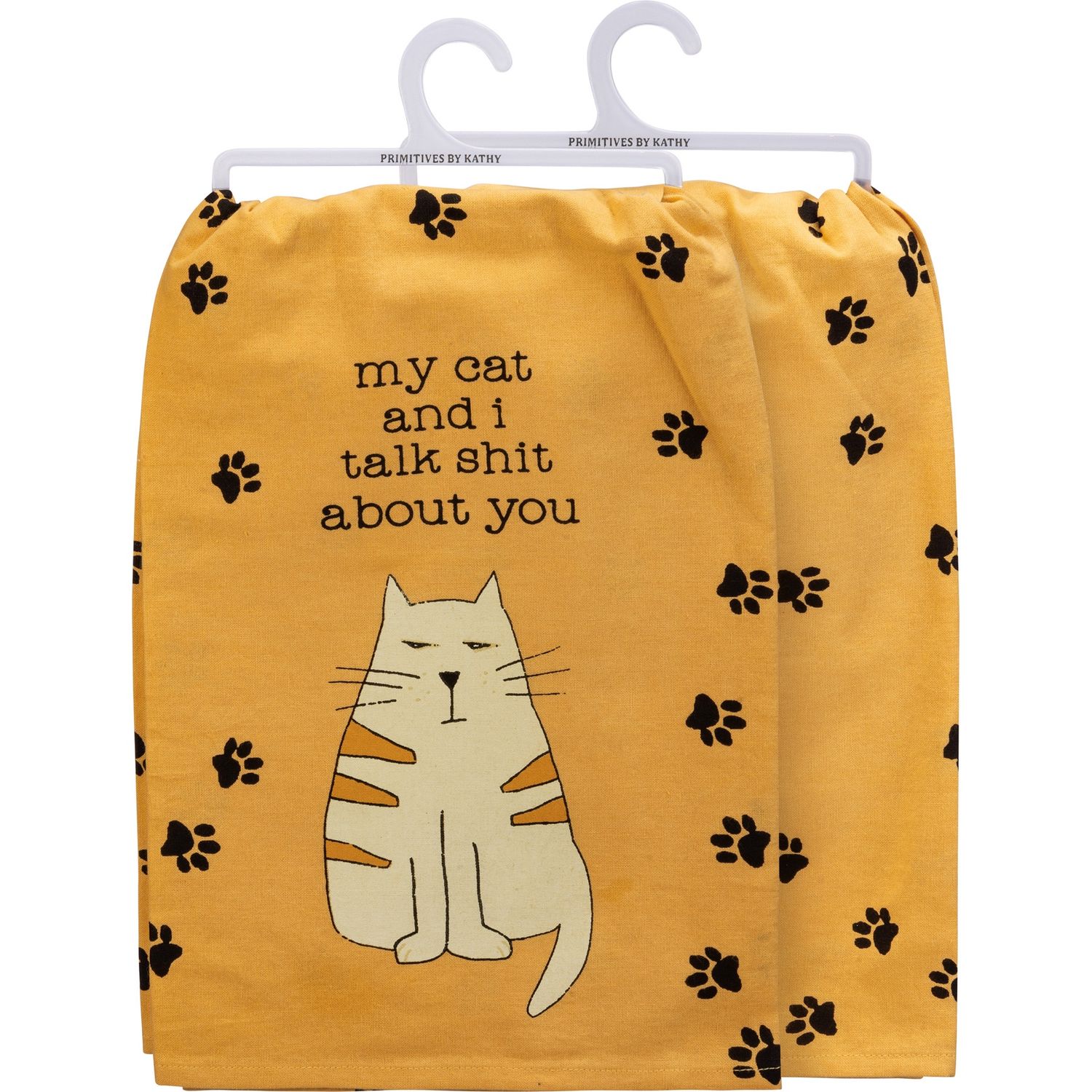 PBK My Cat and I Talk Shit Towel