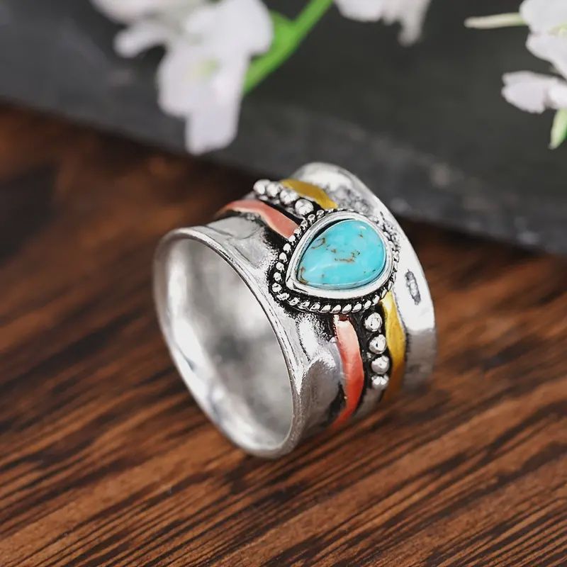 Boho Tri-Metal Ring