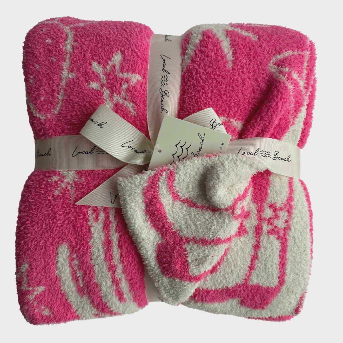 Luxury Reversible Pink Arizona Cowboy Blanket