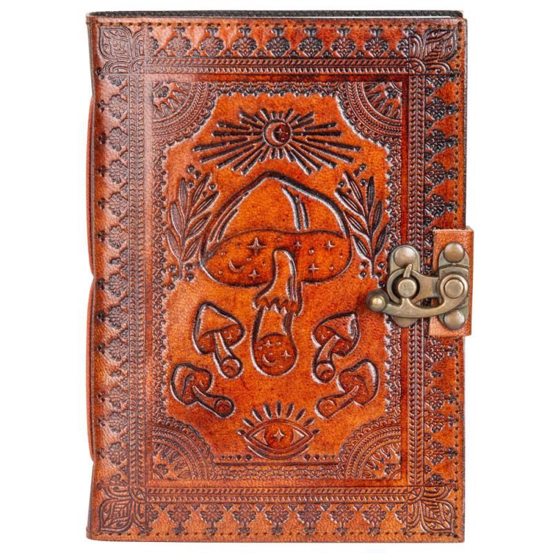 BI Mushroom Leather Journal