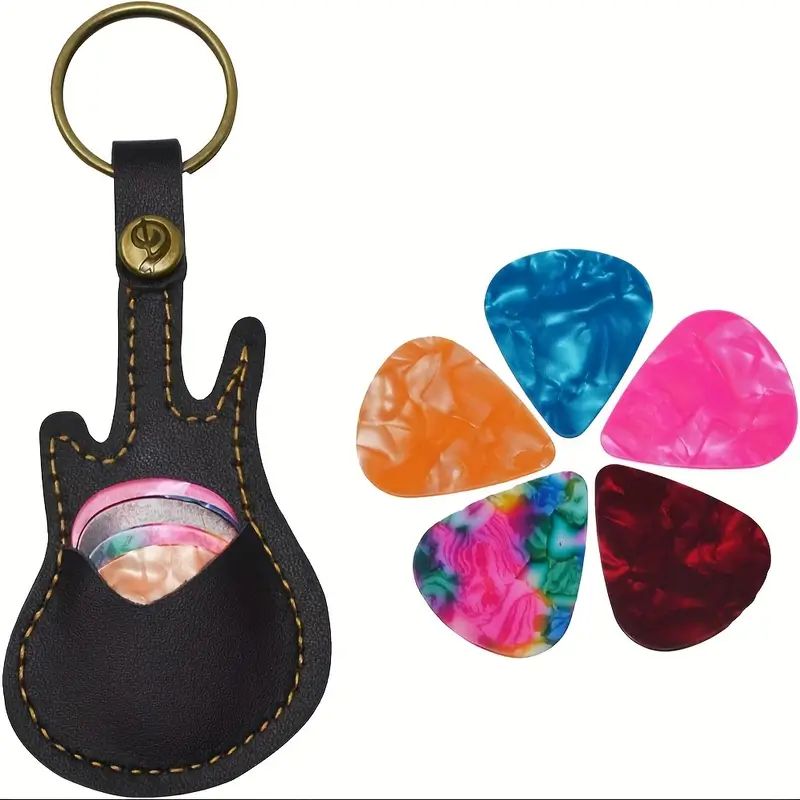 Guitar Pick Keychains