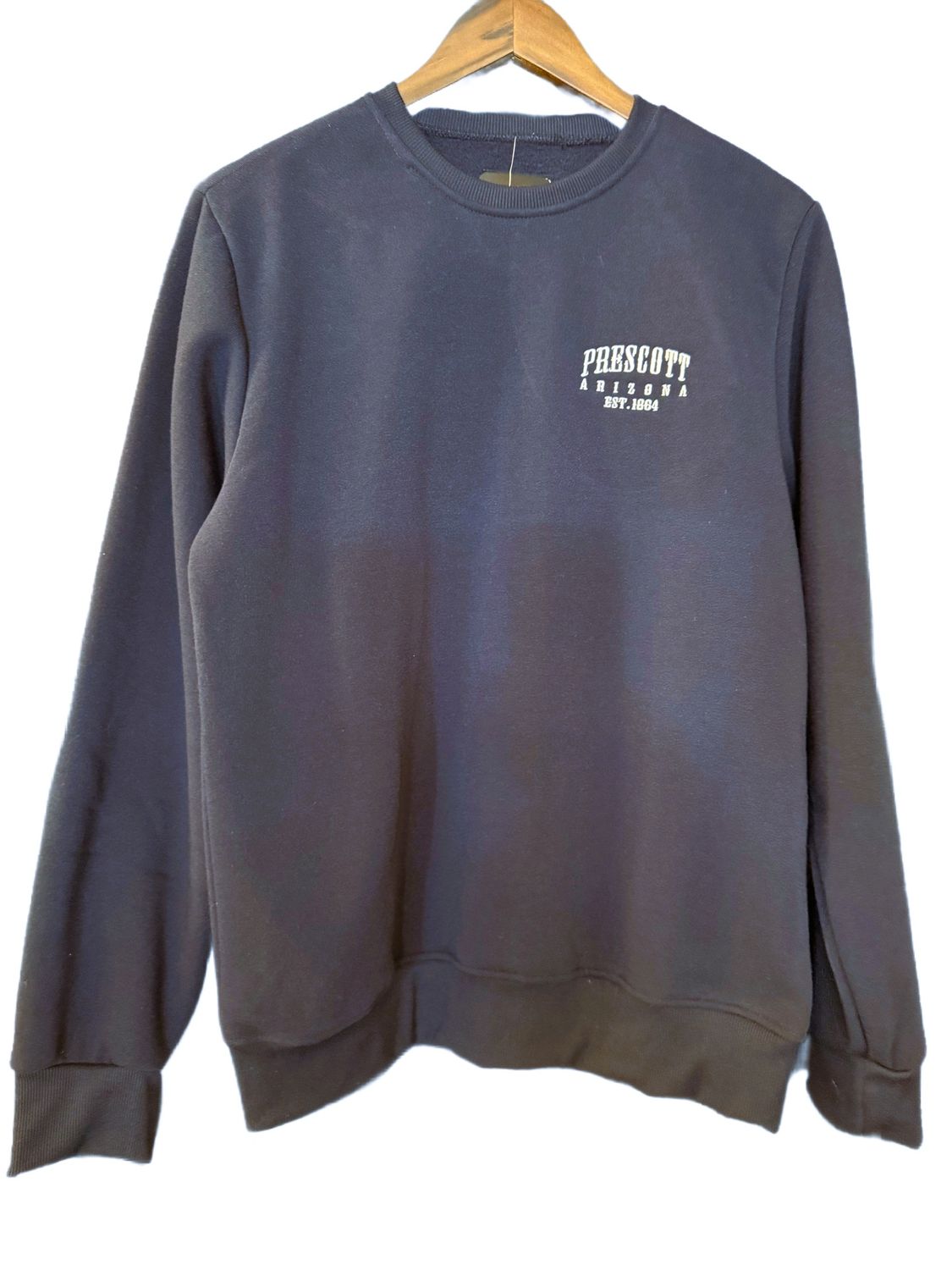 Prescott Embroidered Sweatshirt (Navy Blue)