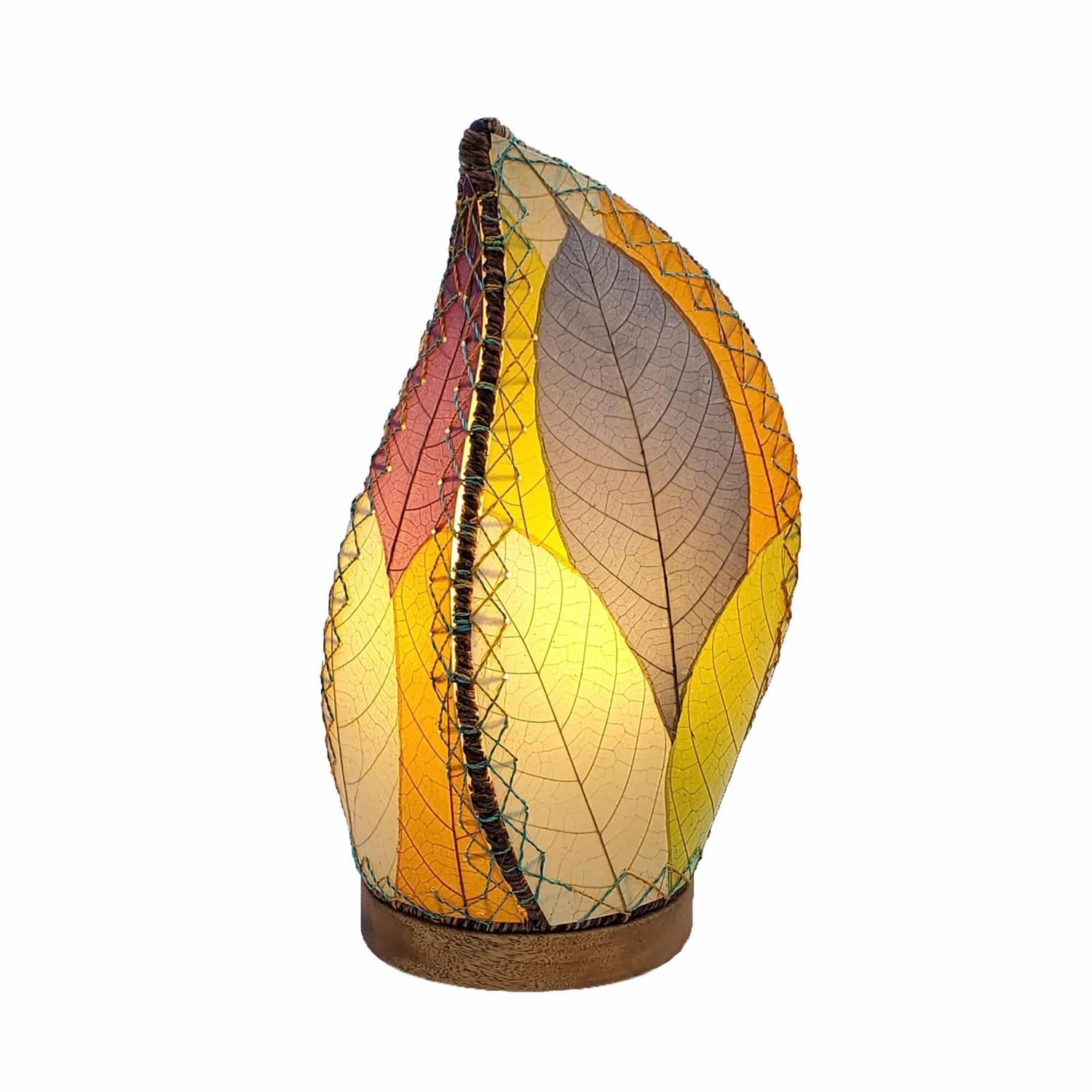Mini Leaflet Style Hand-Made Lamp, Color: Multi-Colored